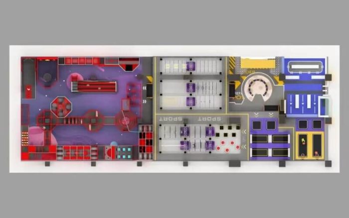 European and American Safety Standards Ninja TAG Interactive Arenas Indoor Playground with LED Tag - Image 3