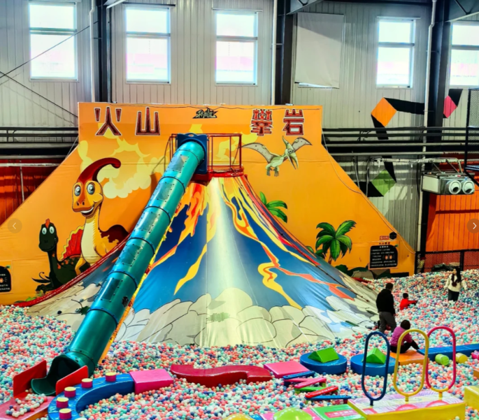 customized Volcano Eruption Climbing Silde - Image 4