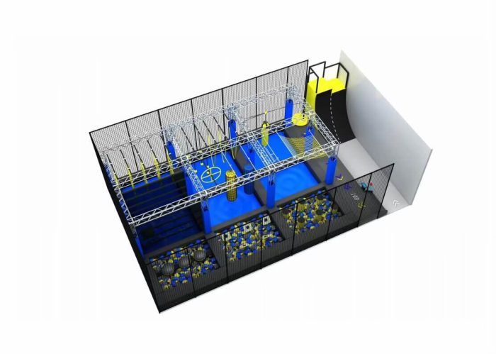 European and American Safety Standards Ninja TAG Interactive Arenas Indoor Playground with LED Tag - Image 7