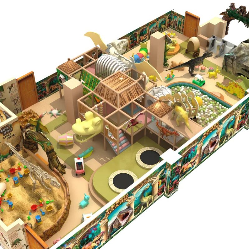 customize Dinosaur theme indoor playground for kids
