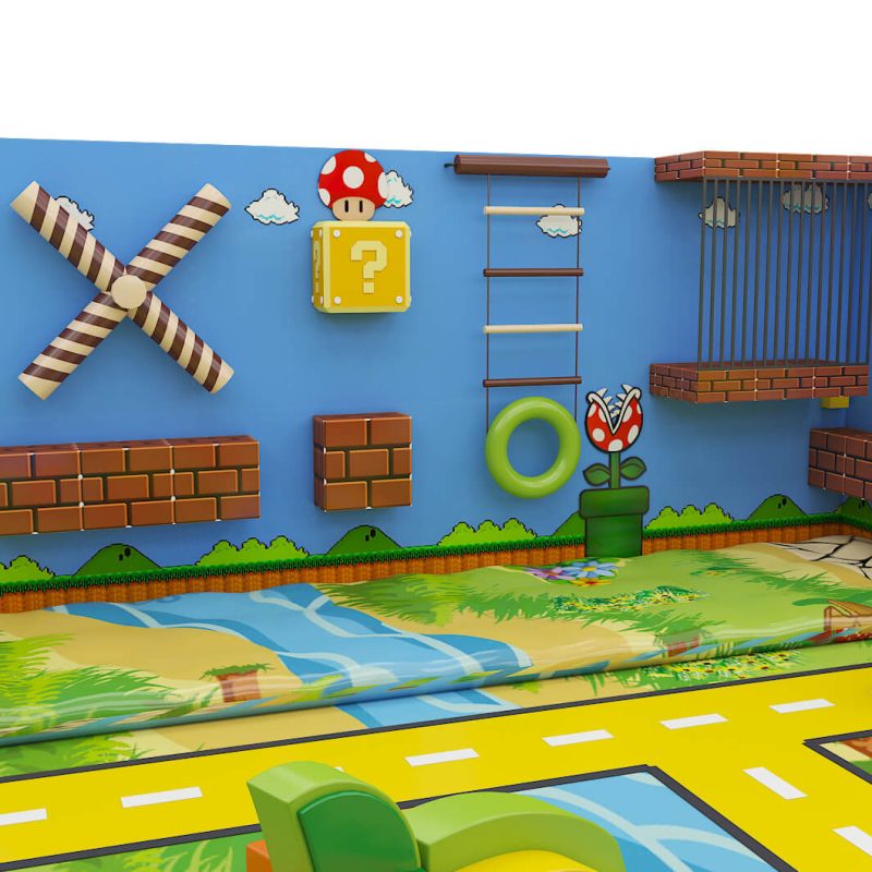 Customized Indoor Adventure Park run Interactive Obstacle Wall