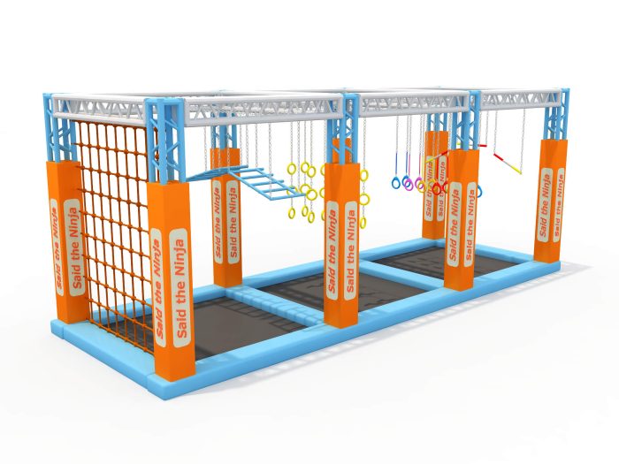 Factory's Custom-Made Indoor Commercial Ninja Obstacle Course for Kids - Image 2