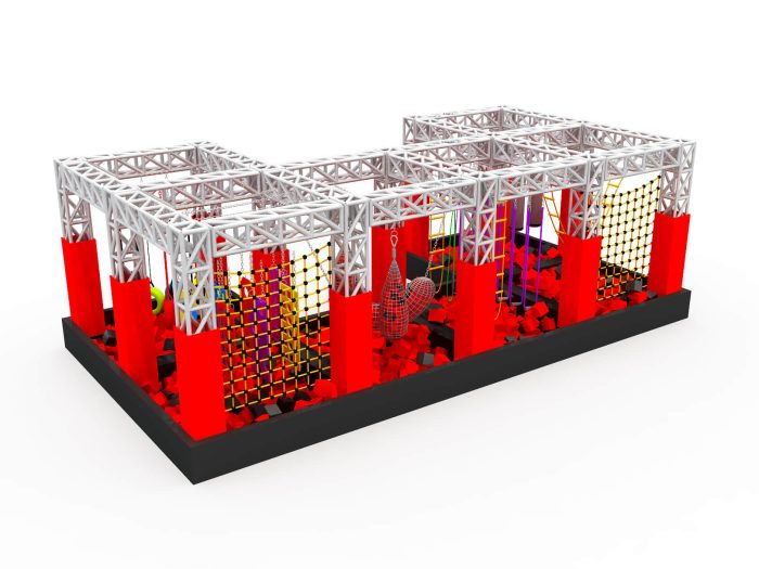 Factory Manufacture Hot Sale Children Adult Amusement Park Newest Ninja Course