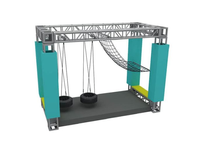 Factory Manufacture Hot Sale Children Adult Amusement Park Newest Ninja Course - Image 10
