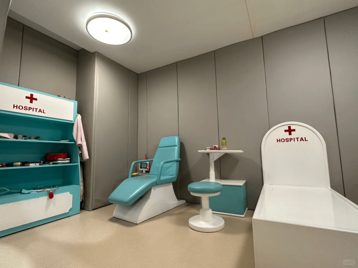 Hospital Theme Play House Indoor Playhouse Soft Toy Role Play Hospital - Image 3