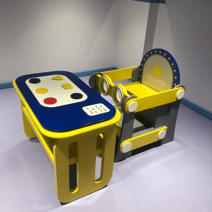 Pretend Indoor Playground Police Station Theme Role Play Equipment - Image 3