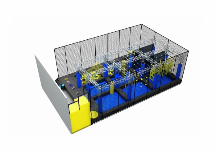 European and American Safety Standards Ninja TAG Interactive Arenas Indoor Playground with LED Tag - Image 6