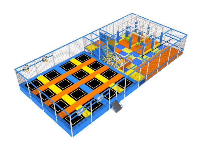 How to make custom order of trampoline park from COOL PLAY