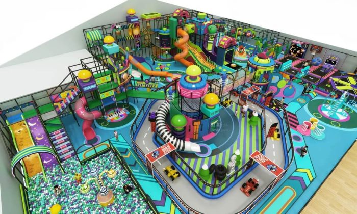 New Design Attractive Kids Theme Indoor Playground Custom