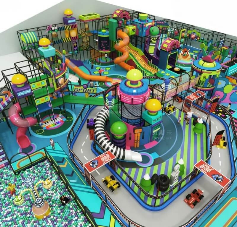 New Design Attractive Kids Theme Indoor Playground Custom