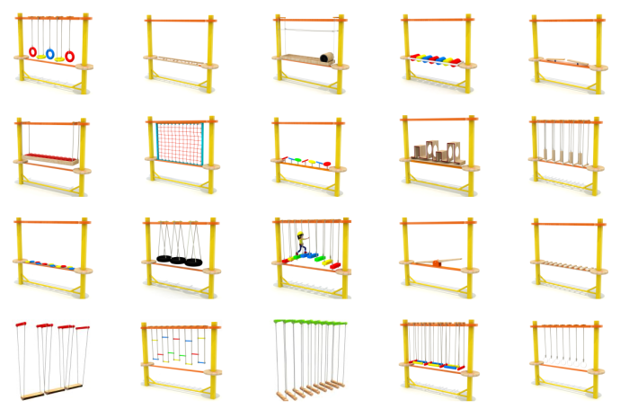 customized High Rope Course Game Element - Image 2