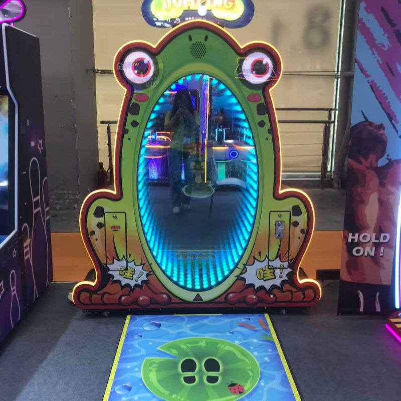 Jumping rope frog