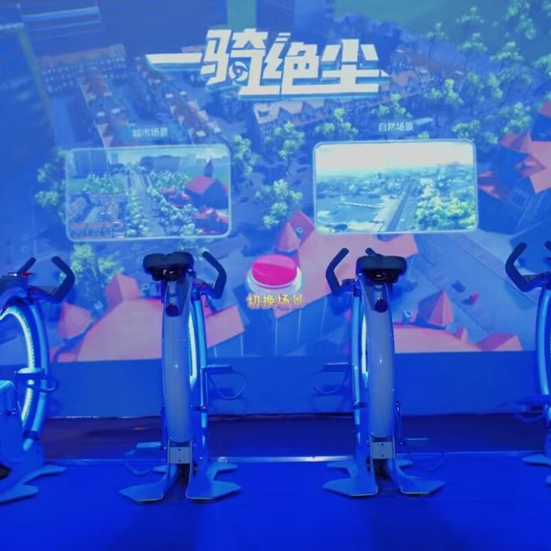 Interactive sports bicycle