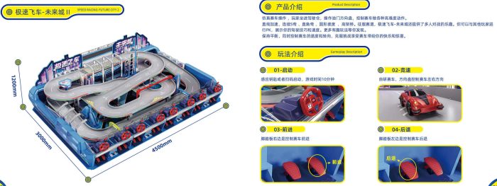 Remote control racetrack automobile toy - Image 4