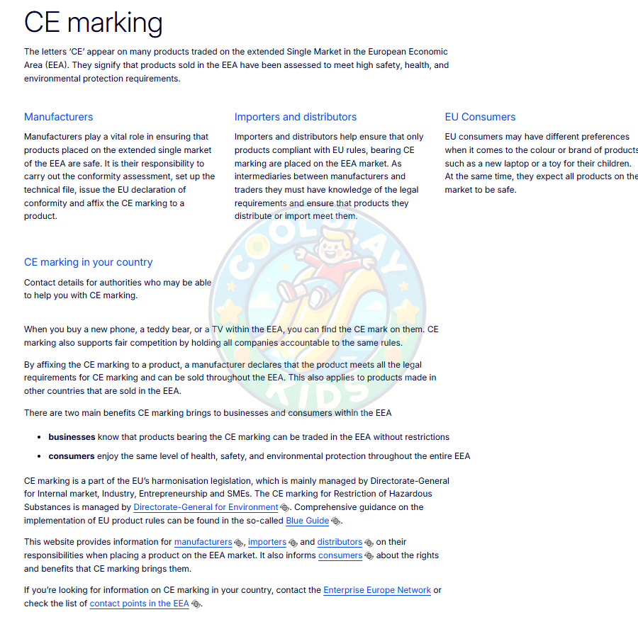 CE Certification – Europe indoor playground