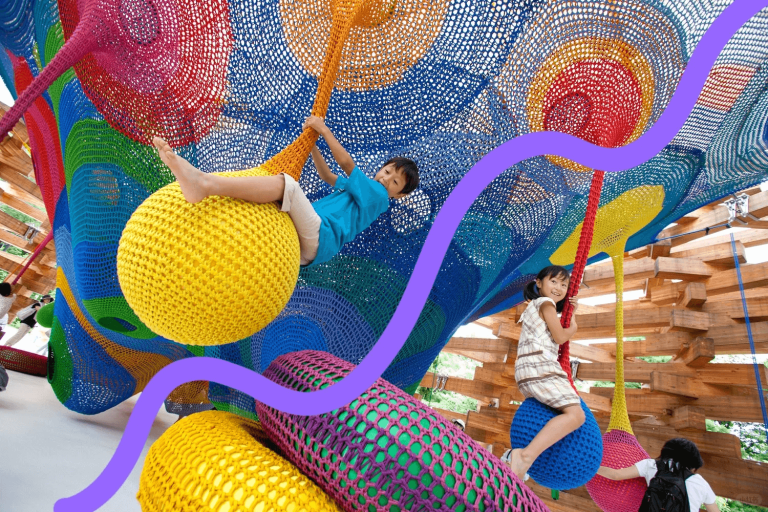 Rainbow Play Net: A Colorful Adventure for Kids