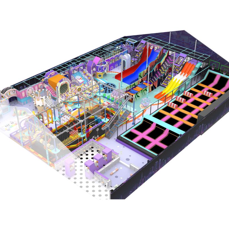High Quality Commercial Large Indoor Trampoline Park Equipment for Kids Sports for Sale